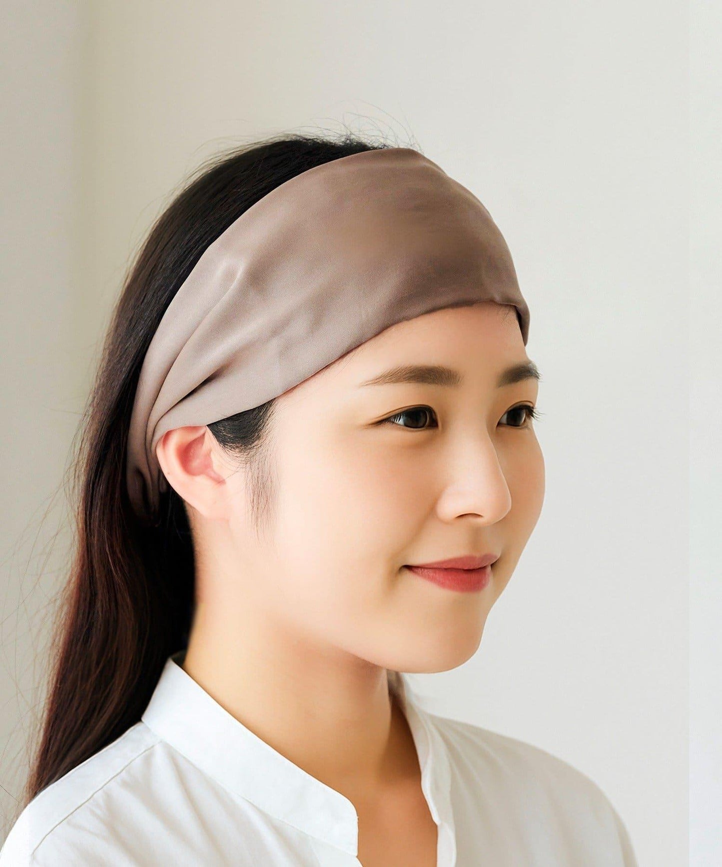 《シルク100%》シルクターバン