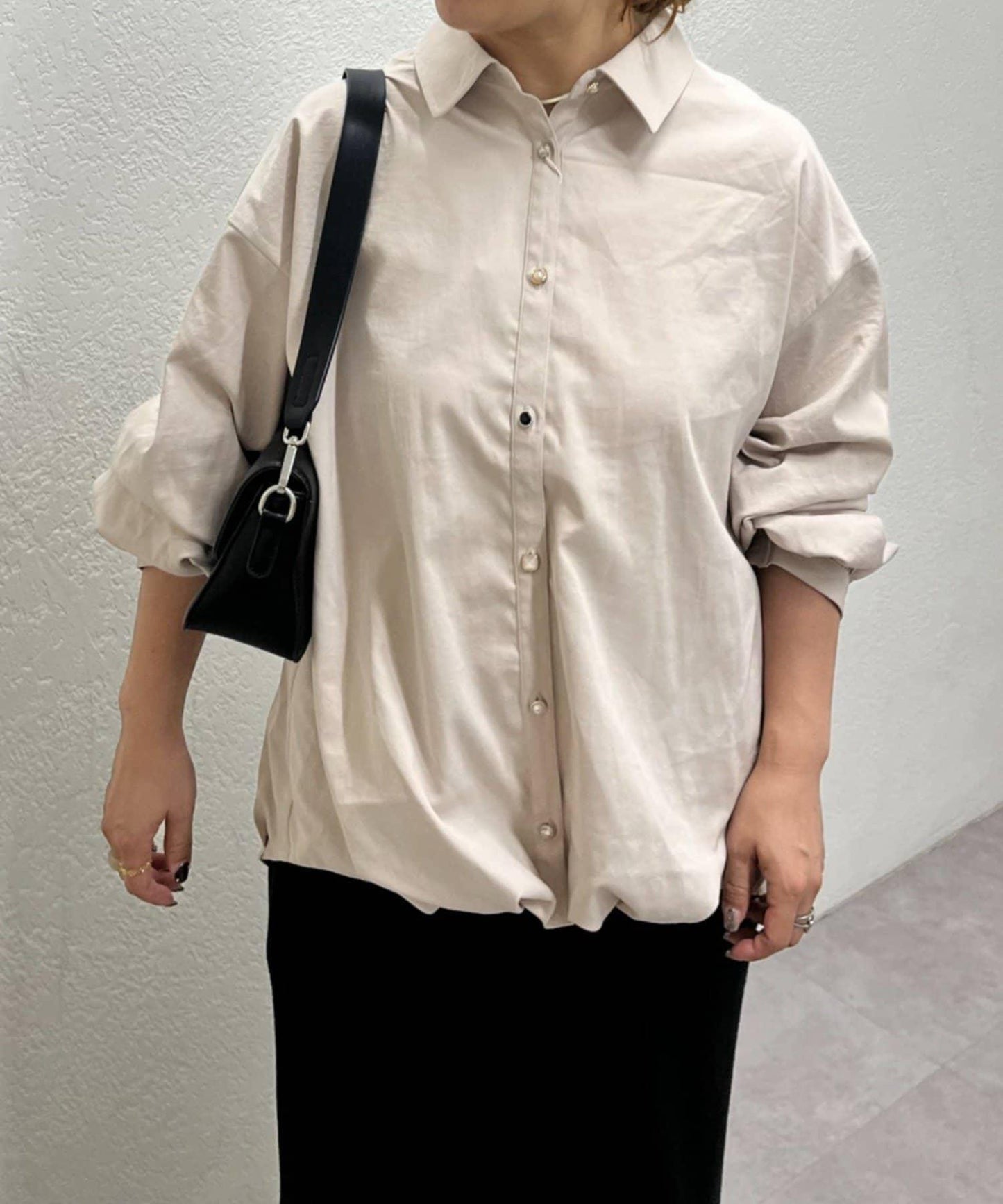 層疊袖竹筍襯衫