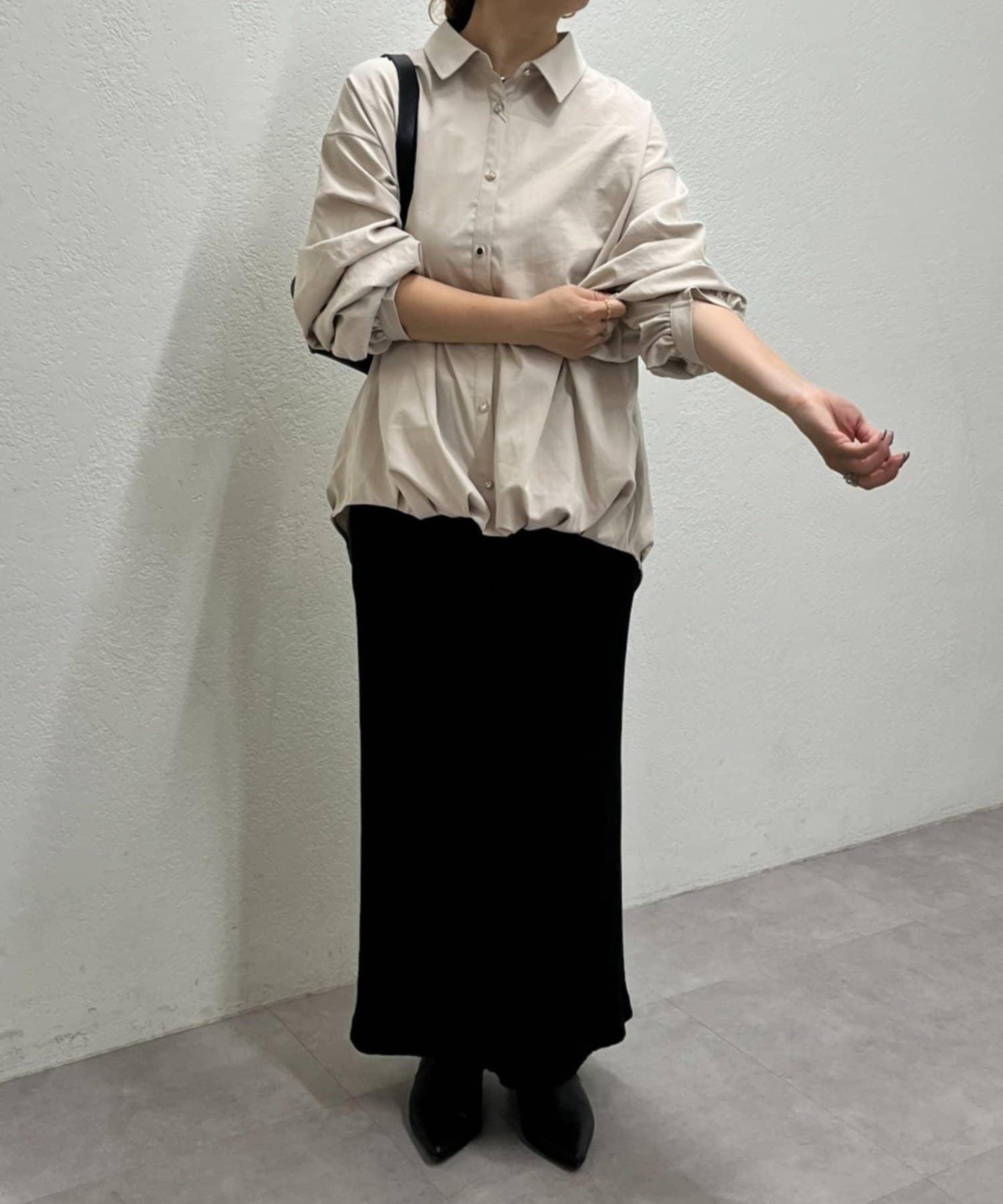 層疊袖竹筍襯衫