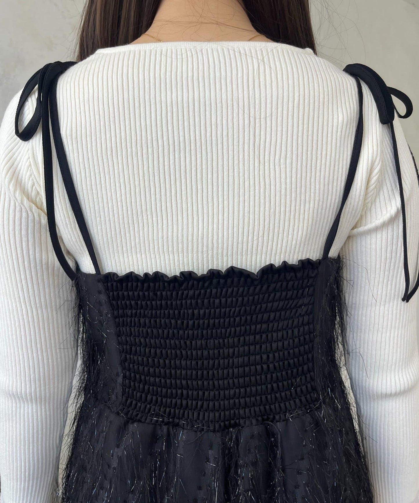 亮片流蘇吊帶連衣裙