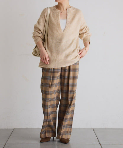 【臀部遮蓋◎】輕盈深V針織衫