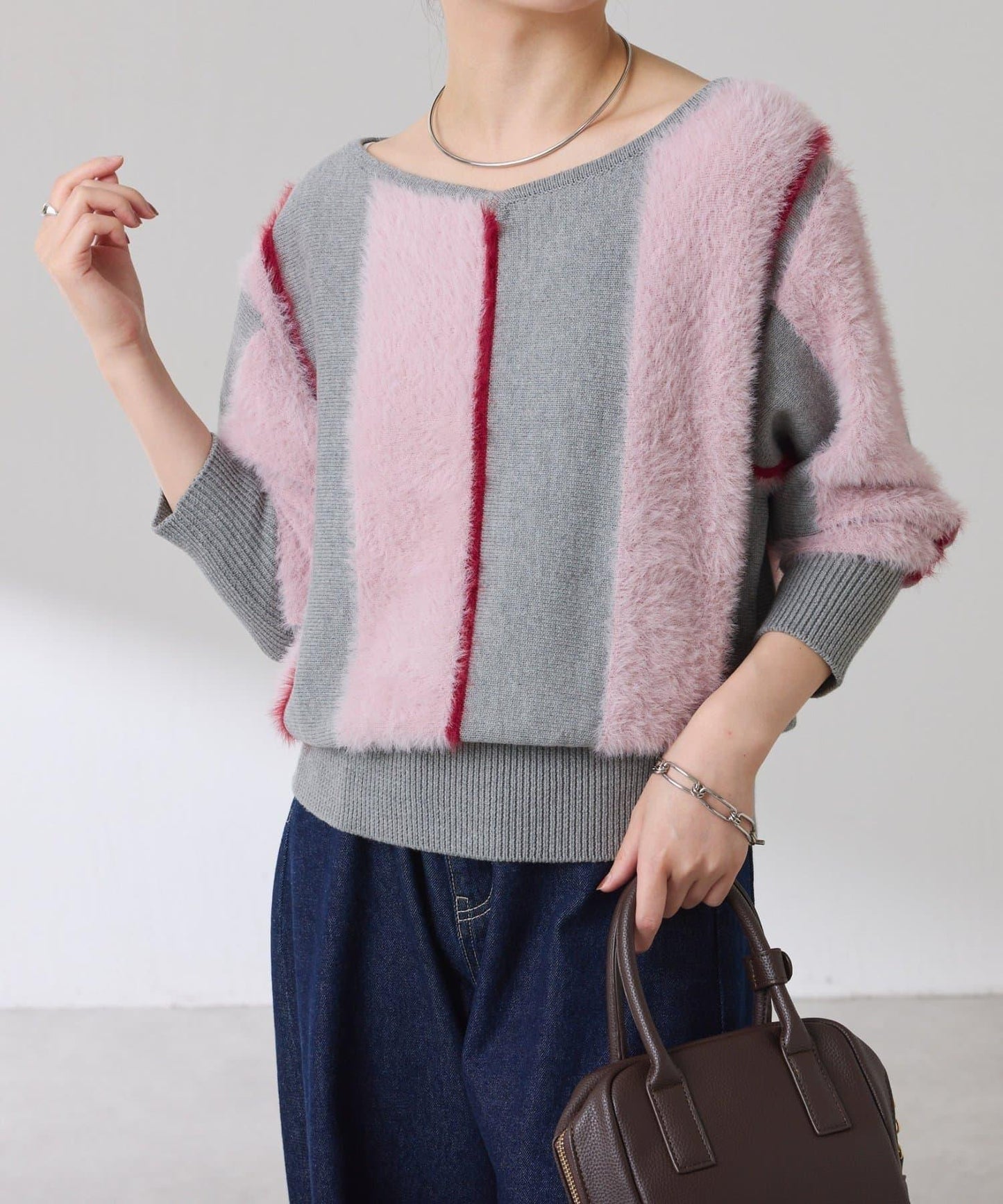 混紡紗線針織衫