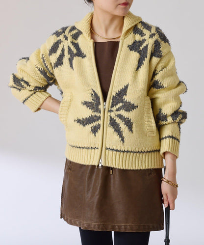 大圖案考究開衫