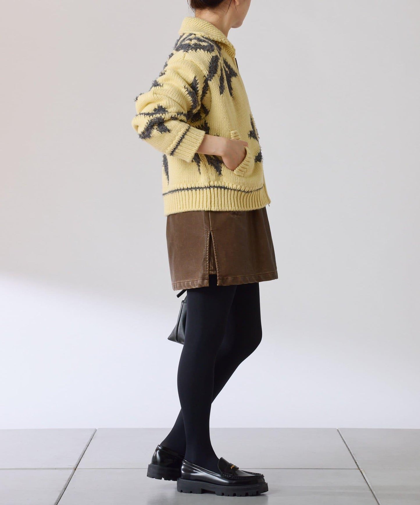 大圖案考究開衫