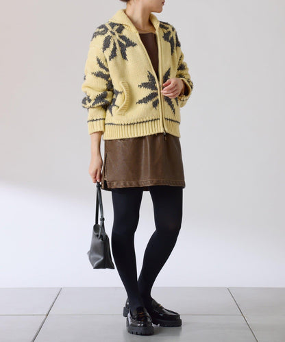 大圖案考究開衫