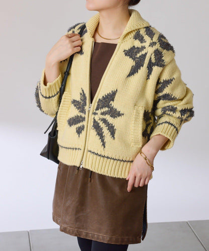 大圖案考究開衫