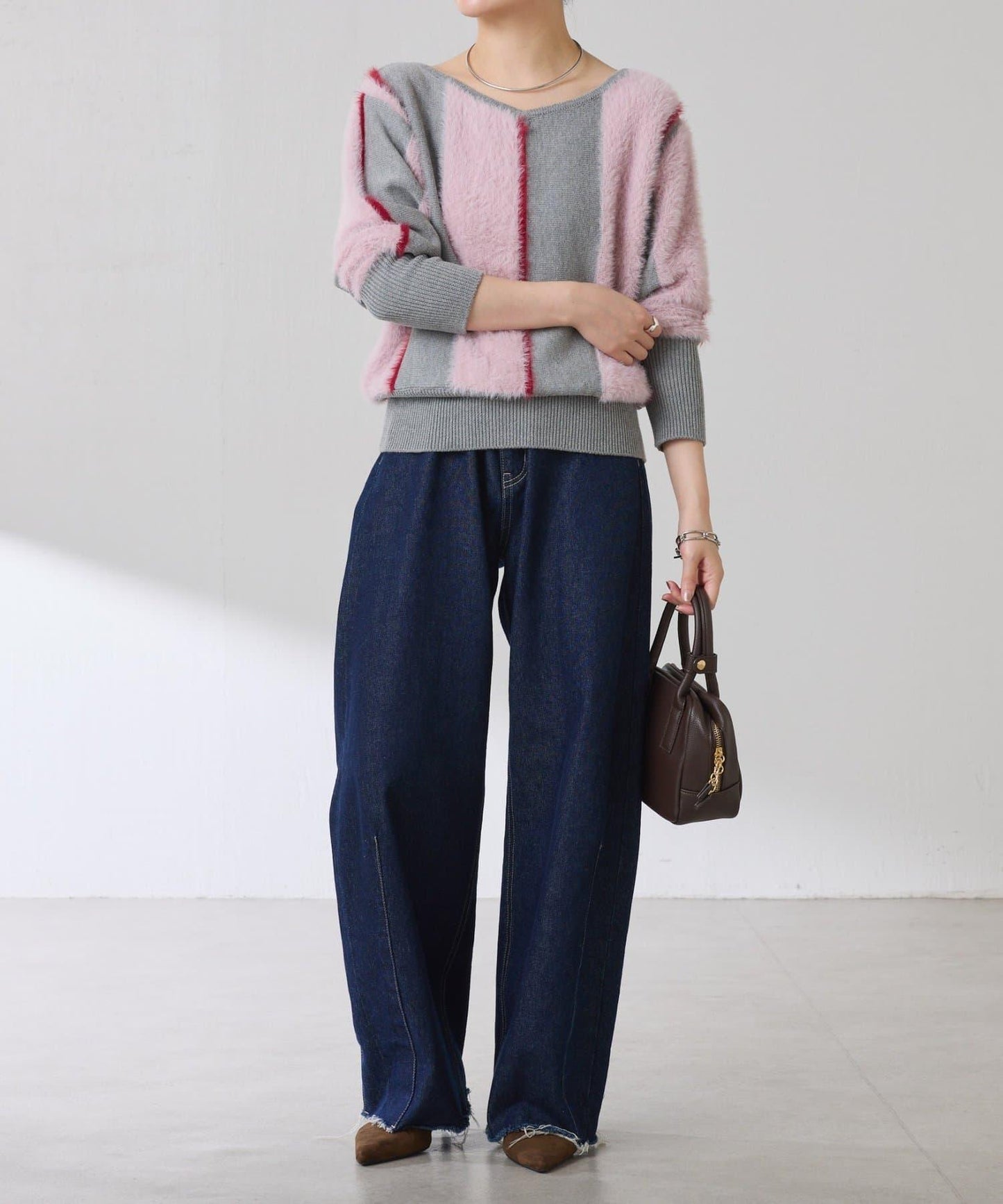 混紡紗線針織衫