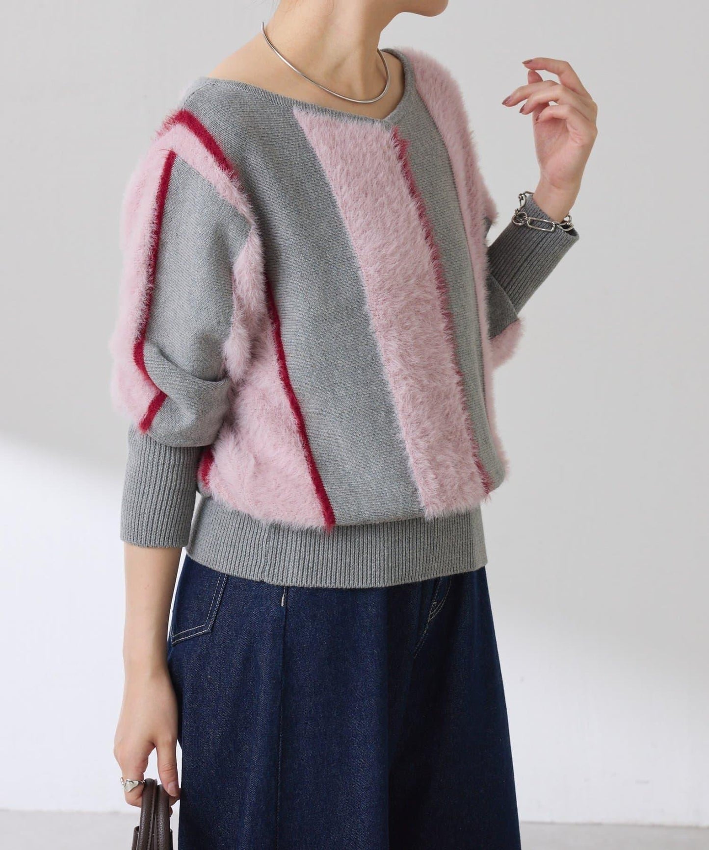 混紡紗線針織衫