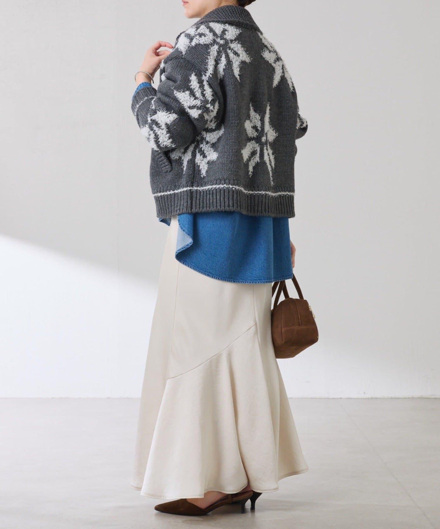 大圖案考究開衫