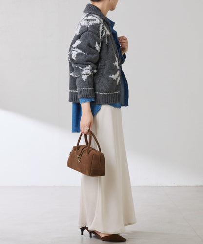 大圖案考究開衫