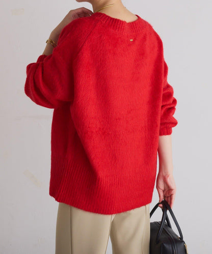 【臀部遮蓋◎】輕盈深V針織衫