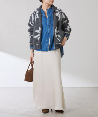 大圖案考究開衫