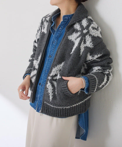 大圖案考究開衫