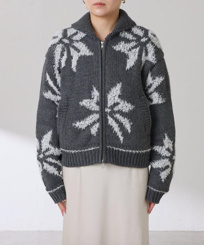 大圖案考究開衫