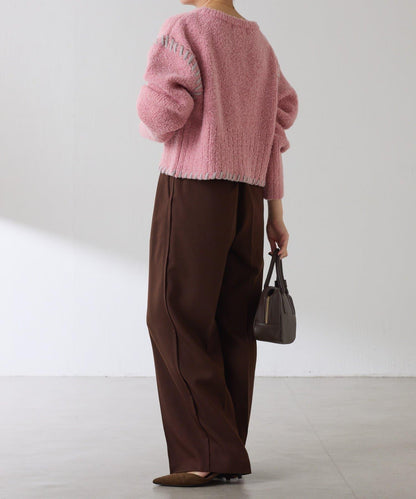 【柔軟觸感】圈圈設計針織衫