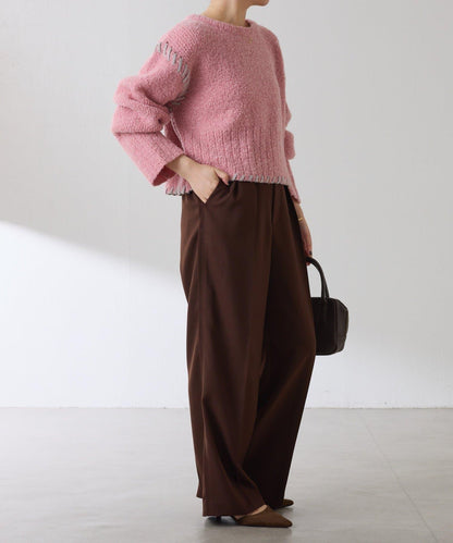 【柔軟觸感】圈圈設計針織衫