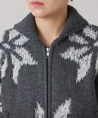 大圖案考究開衫