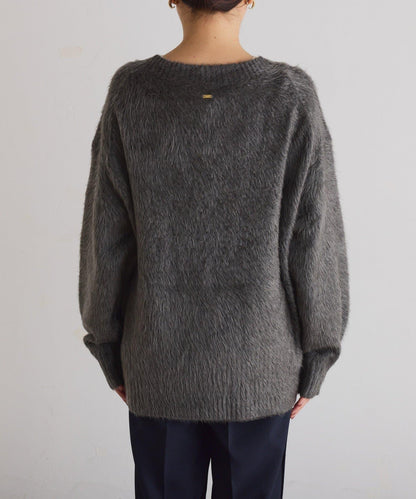 【臀部遮蓋◎】輕盈深V針織衫