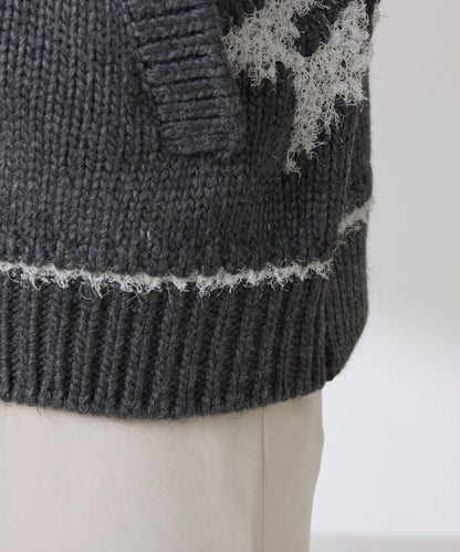 大圖案考究開衫