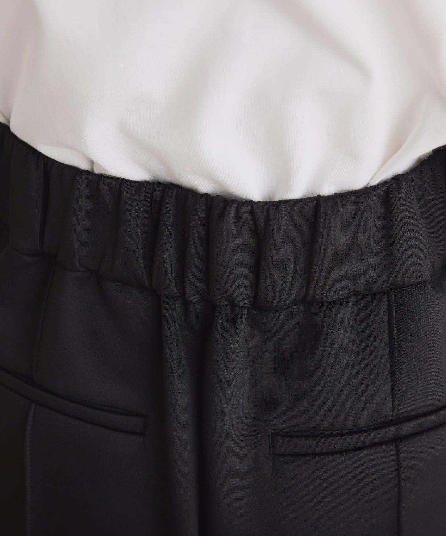 【2尺碼可選/高彈力】壓褶微喇叭褲