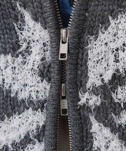 大圖案考究開衫