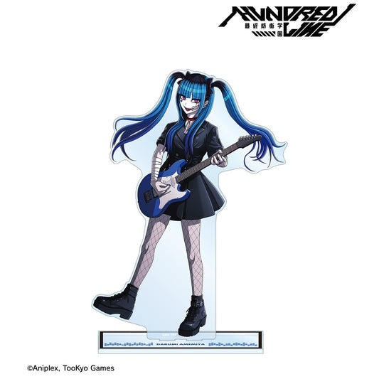 HUNDRED LINE -最終防衛學園- 繪製版 飴宮怠美 搖滾樂隊ver. 特大亞克力立牌