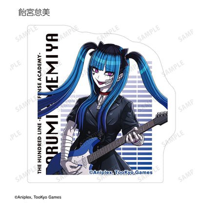 HUNDRED LINE -最終防衛學園- 繪製版 搖滾樂隊ver. 盲盒異形貼紙（單品/全套BOX）【BOX/8包入】