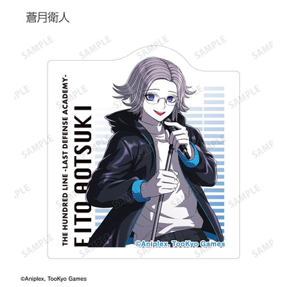 HUNDRED LINE -最終防衛學園- 繪製版 搖滾樂隊ver. 盲盒異形貼紙（單品/全套BOX）【BOX/8包入】