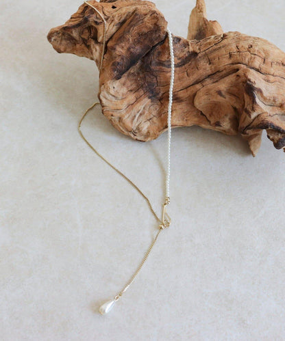 水滴珍珠吊墜項鍊