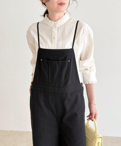 立領荷葉邊襯衫