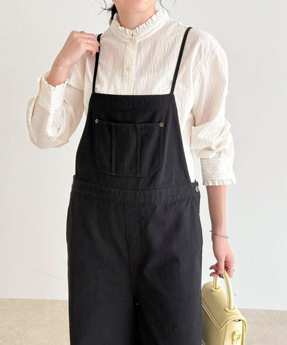 立領荷葉邊襯衫