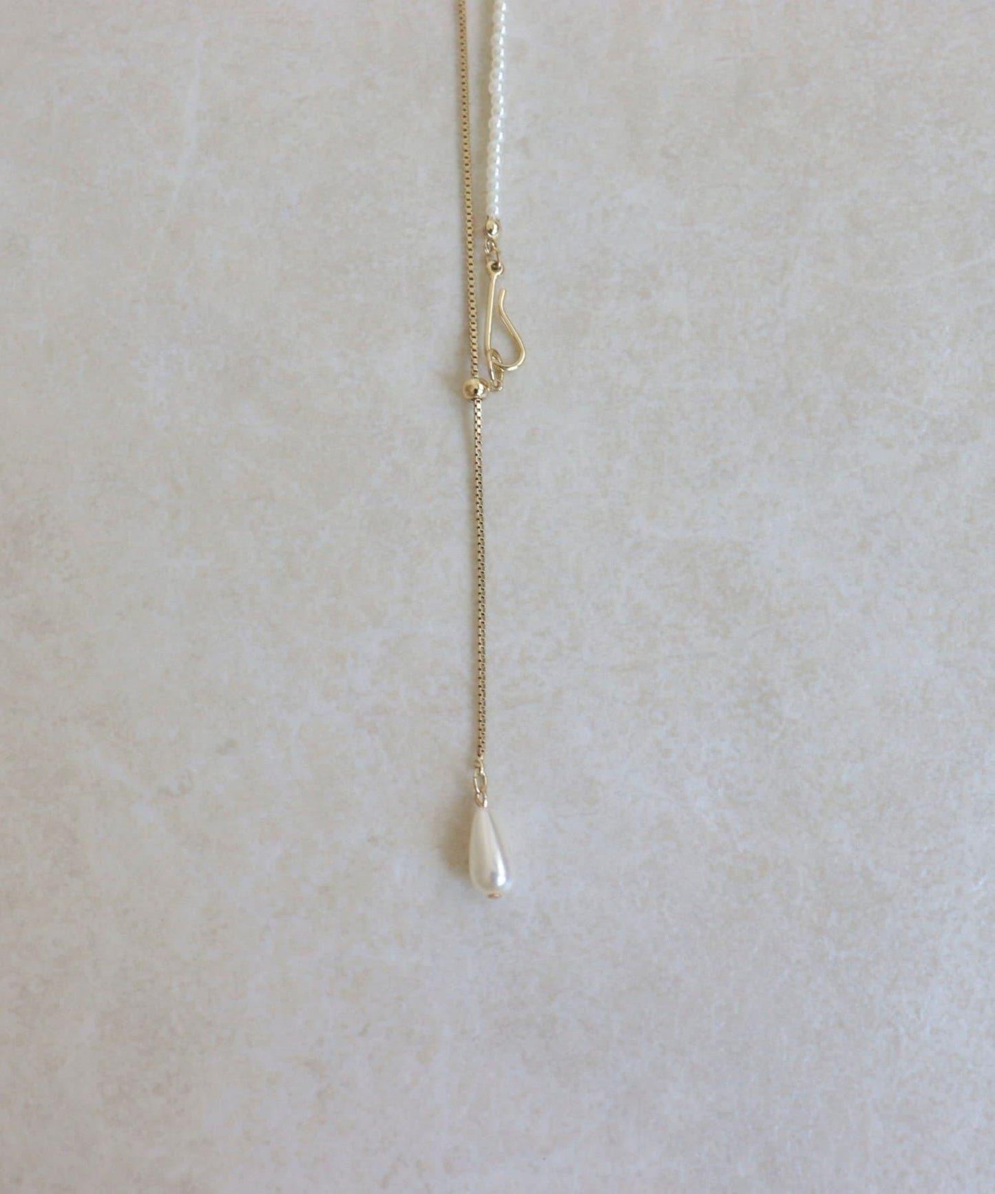 水滴珍珠吊墜項鍊