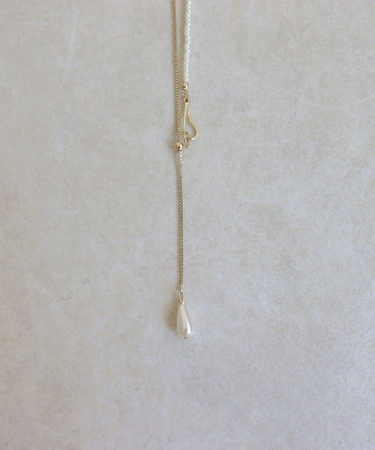 水滴珍珠吊墜項鍊