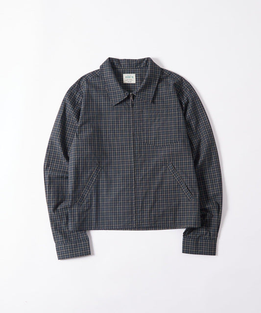 【WHO'S WHO gallery】KOOKYN格紋拉鍊襯衫