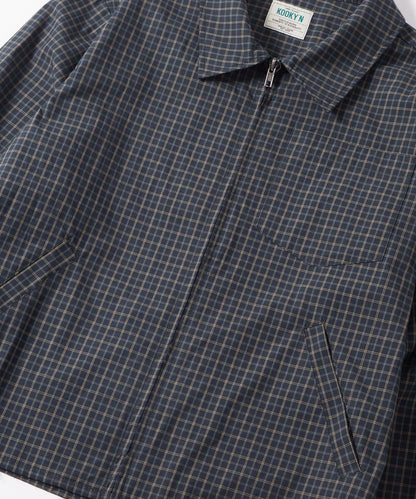 【WHO'S WHO gallery】KOOKYN格紋拉鍊襯衫