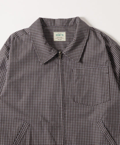 【WHO'S WHO gallery】KOOKYN格紋拉鍊襯衫