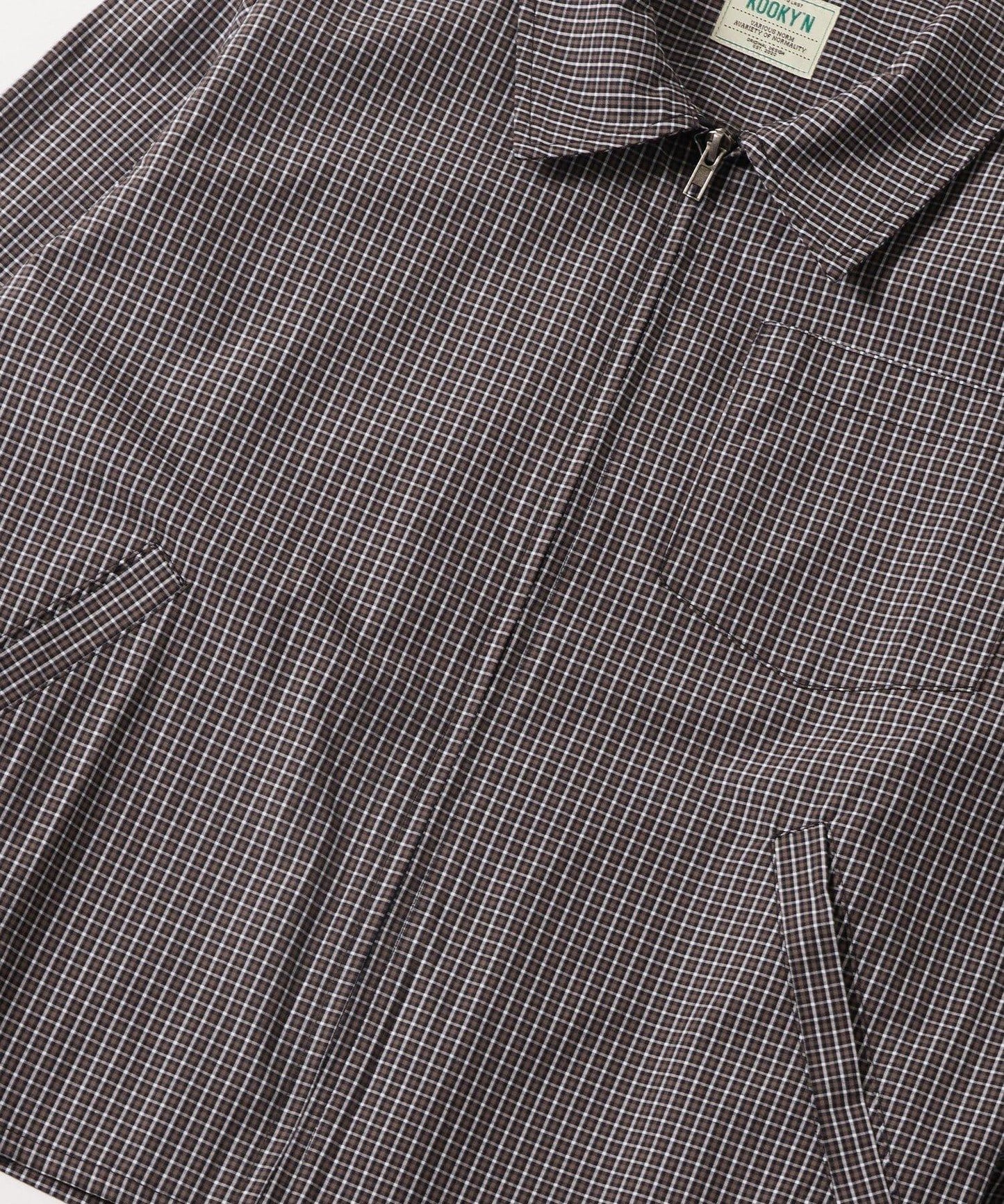 【WHO'S WHO gallery】KOOKYN格紋拉鍊襯衫