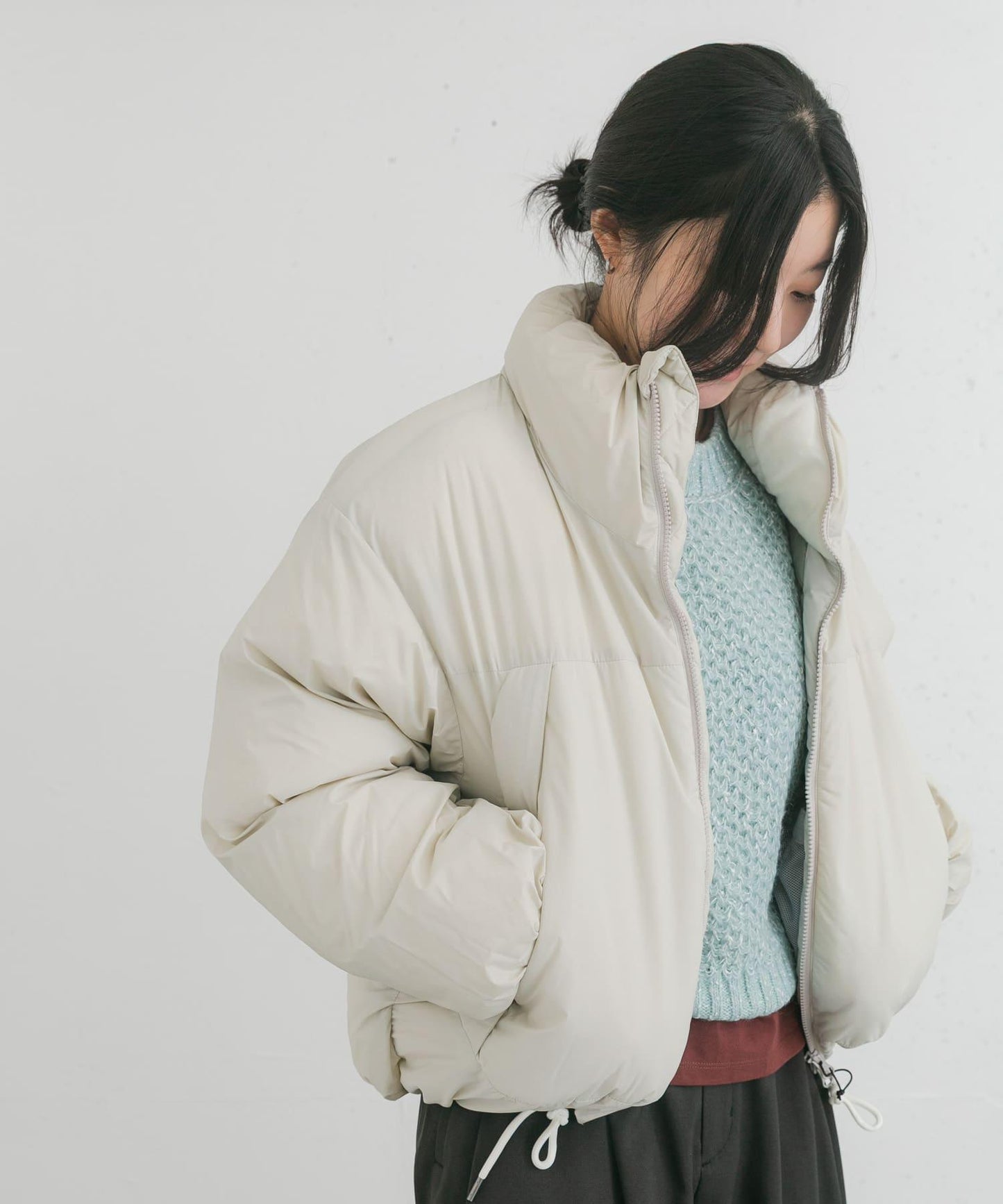 『聯名』NANGA×EKAL 立領羽絨夾克