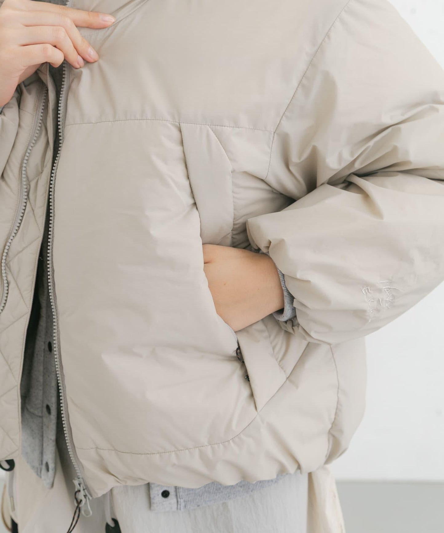 『聯名』NANGA×EKAL 立領羽絨夾克