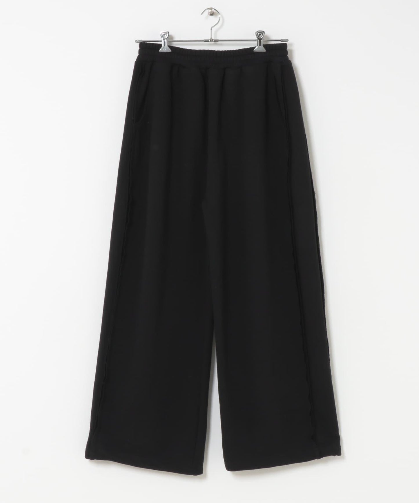 衛衣面料寬鬆褶皺長褲