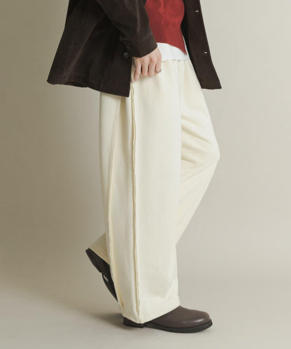 衛衣面料寬鬆褶皺長褲