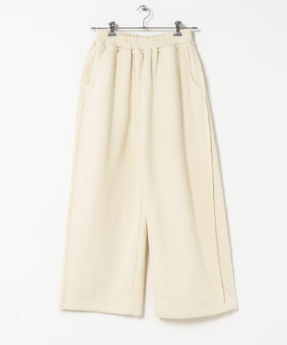 衛衣面料寬鬆褶皺長褲