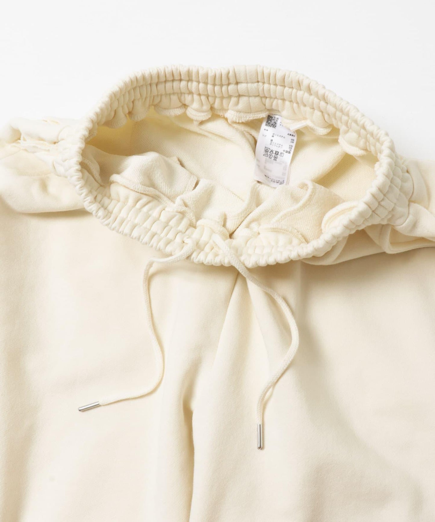 衛衣面料寬鬆褶皺長褲