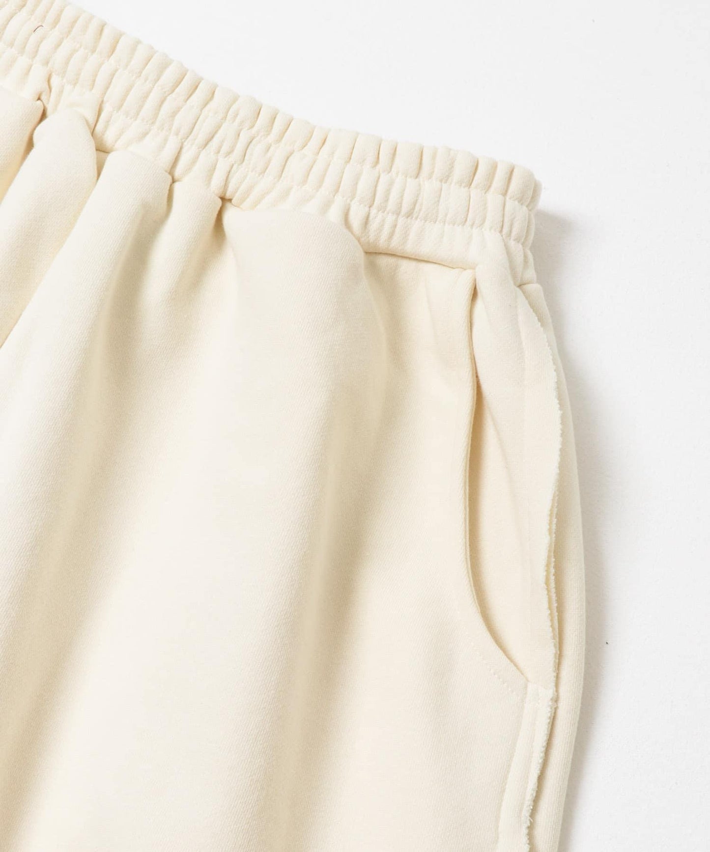 衛衣面料寬鬆褶皺長褲