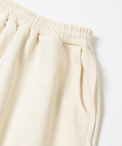 衛衣面料寬鬆褶皺長褲