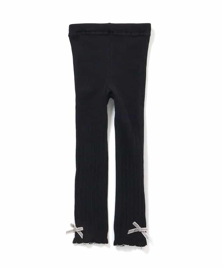 下襬蝴蝶結打底褲