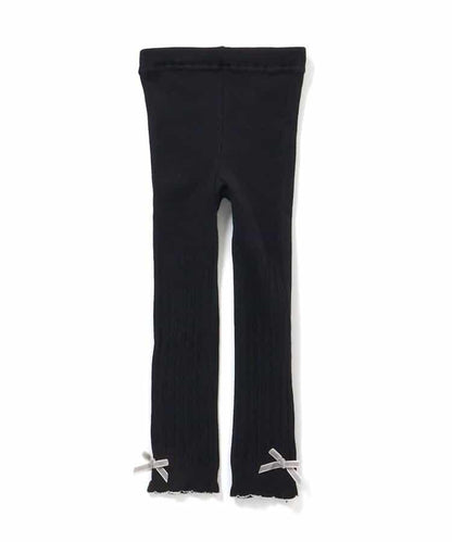 下襬蝴蝶結打底褲