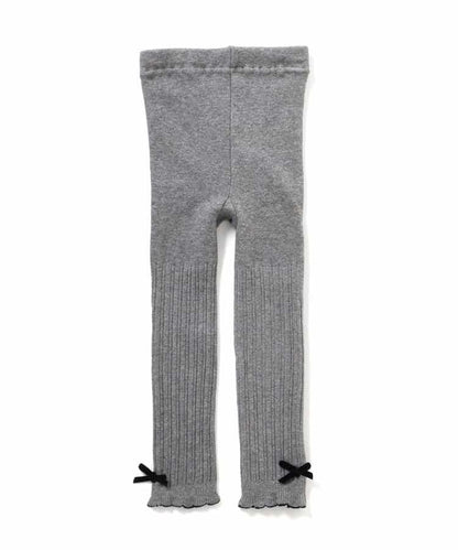 下襬蝴蝶結打底褲