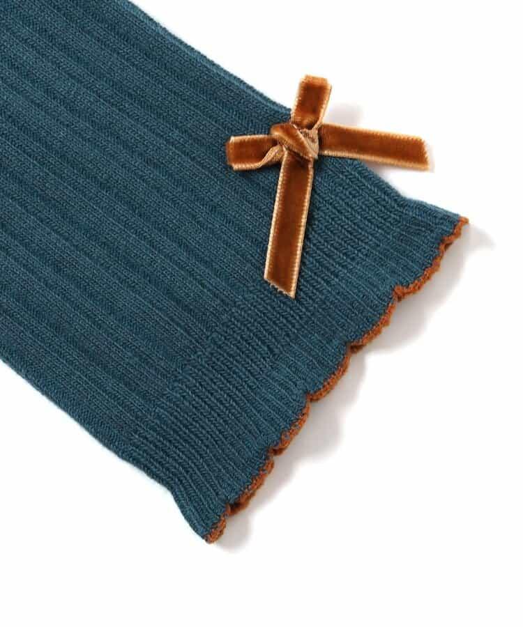 下襬蝴蝶結打底褲