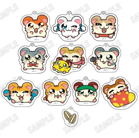 《哈姆太郎》原創插畫亞克力鑰匙扣收藏【BOX/10個裝】【全套BOX】